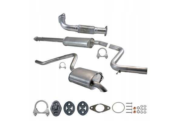 Set of silencers Ford Mondeo MK3 Kombi Turnier 2 0 TDCi 2 2 TDCi 2004 201 Catalog number of the part ZEST 08 557E 08 595E 08 613