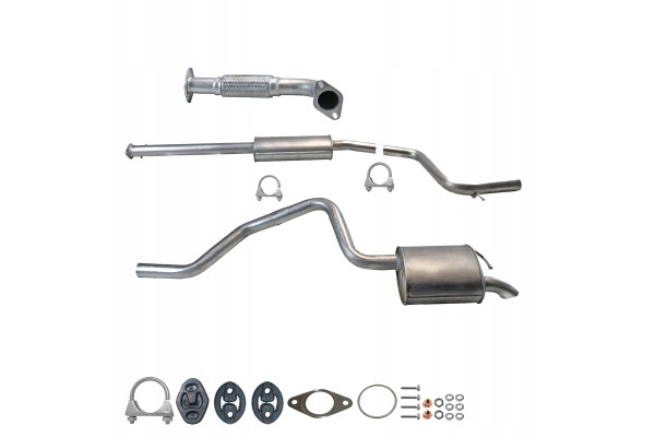 Set of silencers Ford Mondeo MK3 Kombi Turnier 2 0 TDCi 2 2 TDCi 2004 201 Part manufacturer Ferroz Export
