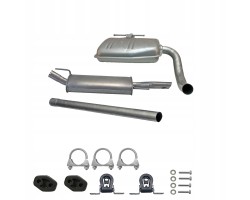 Exhaust system VW Golf IV Cabriolet 1998 1 6 100 HP