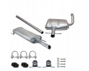 Exhaust system VW Golf IV Cabriolet 1998 1 6 100 HP Catalog number of the part ZEST 06 073 06 041 R 049