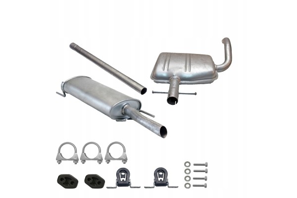 Exhaust system VW Golf IV Cabriolet 1998 1 6 100 HP Catalog number of the part ZEST 06 073 06 041 R 049
