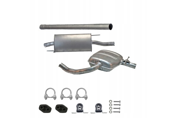 Exhaust system VW Golf IV Cabriolet 1998 1 6 100 HP Part manufacturer Ferroz Export