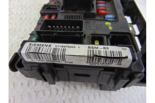 9650618480 CAJA RELES / FUSIBLES CITROEN BERLINGO 1.6 HDi 75 Collection Familiar 9650618480 156380 CITROEN - 2