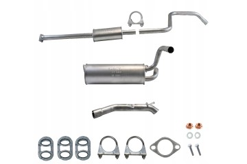 Final middle silencer Opel Astra J 1 4 hatchback
