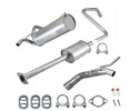 Final middle silencer Opel Astra J 1 4 hatchback Catalog number of the part 07 468 17 690E 17 693E