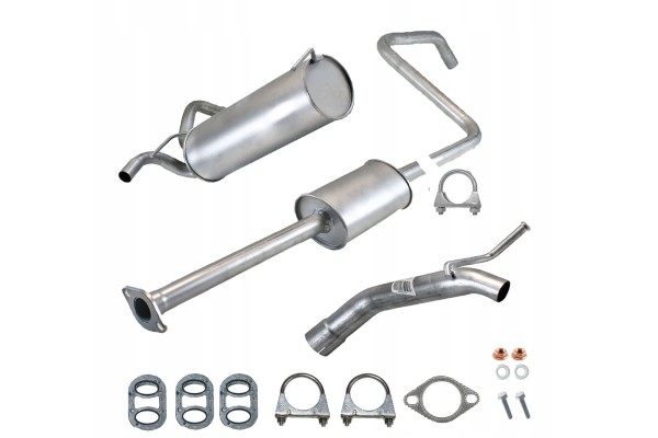 Final middle silencer Opel Astra J 1 4 hatchback Catalog number of the part 07 468 17 690E 17 693E