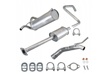Final middle silencer Opel Astra J 1 4 hatchback Catalog number of the part 07 468 17 690E 17 693E