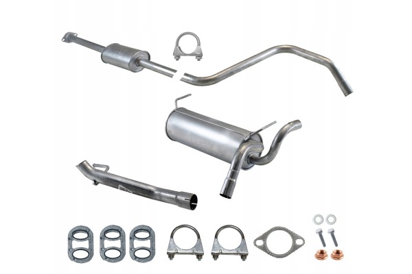Final middle silencer Opel Astra J 1 4 hatchback Part manufacturer Ferroz Export