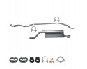 Set of silencers Opel Corsa C Corsa D 1 2 69 80HP 2005