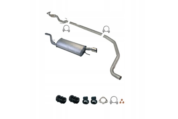 Set of silencers Opel Corsa C Corsa D 1 2 69 80HP 2005 Catalog number of the part ZEST 07 444 17 672E