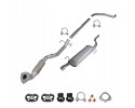 Set of silencers Opel Corsa C Corsa D 1 2 69 80HP 2005 Part manufacturer Ferroz Export