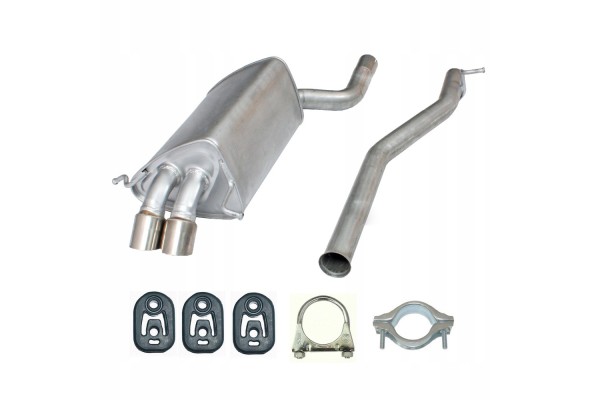 Mercedes W203 S203 C200 220 sedan combi 2003 2007 silencer pipe