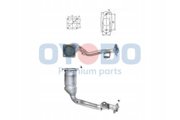 CATALYTIC CONVERTER CITROEN 10N0074 OYO OYODO Part manufacturer Oyodo