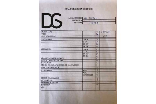 VOLKSWAGEN TOURAN (1T2) Highline