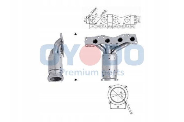 Oyodo 10N0103 OYO Catalyst SUZUKI OYODO Part manufacturer Oyodo