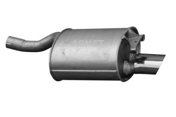 Exhaust system silencer rear ASMET ASM01 071