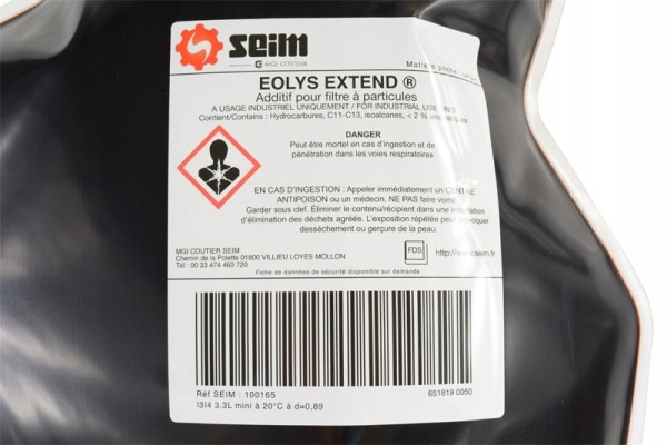 LIQUID BAG EOLYS POWERFLEX FAP DPF 2 2 HDI C CROSSER 4007 OUTLANDER II 3 3L Part manufacturer 3RG