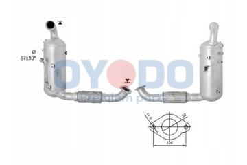 OYODO DIESEL PARTICULATE FILTER FORD Part manufacturer Oyodo
