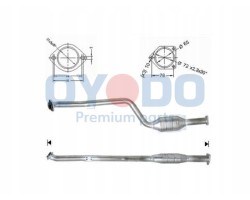 CATALYTIC CONVERTER MERCEDES 10N0149 OYO OYODO