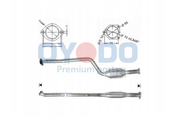 CATALYTIC CONVERTER MERCEDES 10N0149 OYO OYODO
