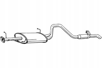 EXHAUST SILENCER REAR SUZUKI GRAND VITARA I 2 0 2 5 Part manufacturer Bosal