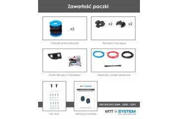 AIRBAGS Fiat Ducato X250 X291 2006 2026 MOTORHOME X100 2DB_E Part manufacturer MTT System