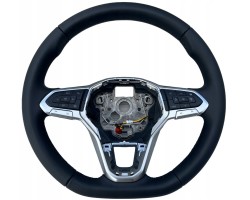VW GOLF 8 2020 2023 STEERING WHEEL LEATHER HEATED CRUISE CONTROL ORIGINAL