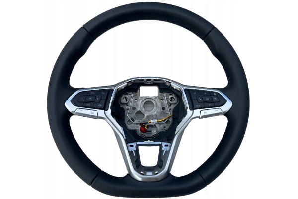 VW GOLF 8 2020 2023 STEERING WHEEL LEATHER HEATED CRUISE CONTROL ORIGINAL