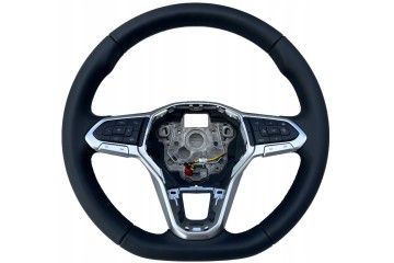 VW GOLF 8 2020 2023 STEERING WHEEL LEATHER HEATED CRUISE CONTROL ORIGINAL
