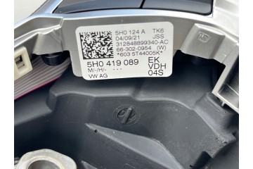 VW GOLF 8 2020 2023 STEERING WHEEL LEATHER HEATED CRUISE CONTROL ORIGINAL Catalog number of the original 5H0419089
