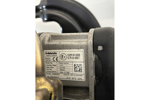 Heater Webasto VW T6 7E0815071E OE Part manufacturer Volkswagen OE
