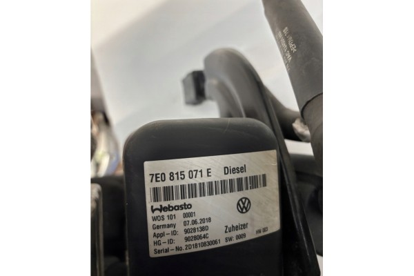 Heater Webasto VW T6 7E0815071E OE Car type passenger cars