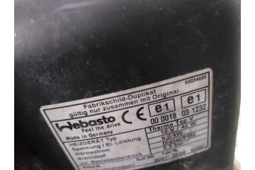 WEBASTO ADDING HEATER RANGE ROVER SPORT I 4 4 V8 Quality of parts according to GVO O original with manufacturer s logo OE