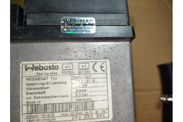 Kit Webasto para Citroën Berlingo 1.6 HDI Diésel/Gasolina