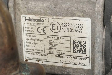 PARKING HEATER WEBASTO VW T6 7E0819008K 9028062C Version European