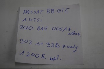 Bomba de agua Webasto 3Q0815005A para Passat B8 GTE 1.4 TSI HYBRID 202