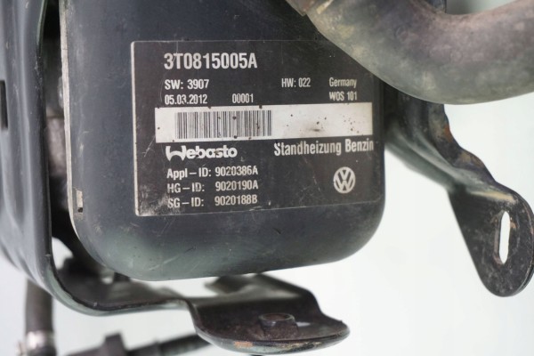 PARKING HEATER WEBASTO VW PASSAT B8 3T0815005A 9020190A Version European