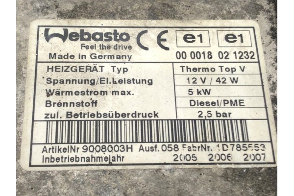 WEBASTO VW GOLF PLUS V 1K0815005EB Hatchback 2 0 04 13 Quality of parts according to GVO O original with manufacturer s logo OE