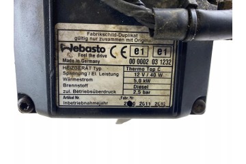 Webasto PEUGEOT BOXER VAN 66724C 2012 Quality of parts according to GVO O original with manufacturer s logo OE