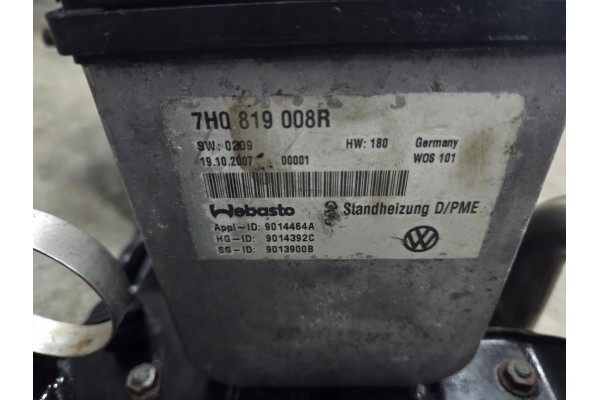 VW T5 parking heater WEBASTO 7H0819008R Part manufacturer Volkswagen OE