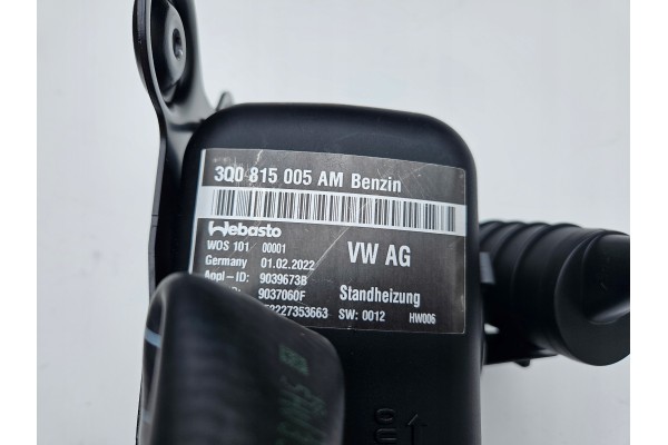 Webasto Thermo Top Evo VW Passat B8 Skoda Superb 3Q0815005AM Quality of parts according to GVO O original with manufacturer s lo