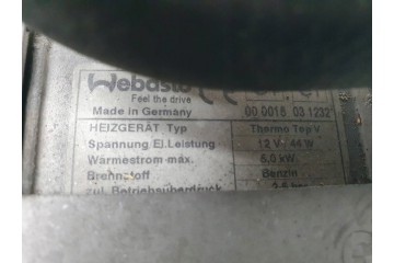 WEBASTO THERMO TOP V BENYZNA BMW 7 9241698 Part manufacturer 1A First Automotive