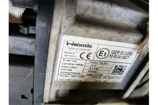 MERCEDES ML W166 350 CDI 11 15 HEATING WEBASTO Part manufacturer Mercedes Benz OE