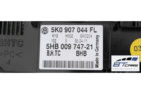 Juego de Abrazaderas y Paneles para Tubos Webasto VW Sharan 7N