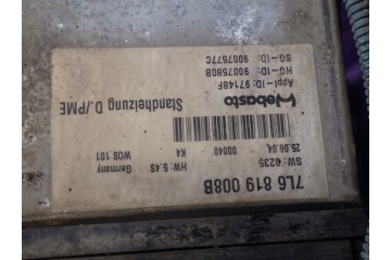VW TOUAREG I 02- 7L 2.5 TDI WEBASTO Calefactor Auxiliar 7L6819008B