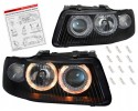 AUDI A3 8L 00 03 LAMPS headlights front BLACK rings H7 lens