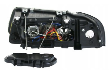 AUDI A3 8L 00 03 LAMPS headlights front BLACK rings H7 lens Installation side left right