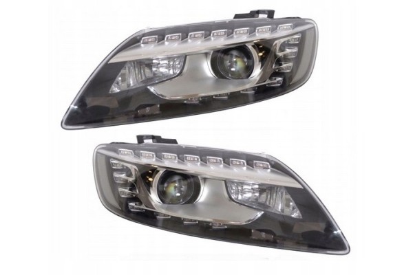 AUDI Q7 HEADLIGHTS 4L 2009 2015 XENON LED