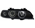 BMW 5 E39 95 00 LAMPS headlights BLACK rings xenon D2S H7 DPEO lenses L P Packaging status original