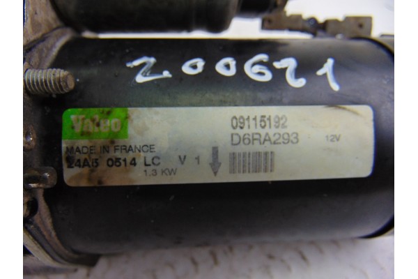 D6RA293  MOTOR ARRANQUE OPEL CORSA C Blue Line 2005 D6RA293 200621 OPEL - 3